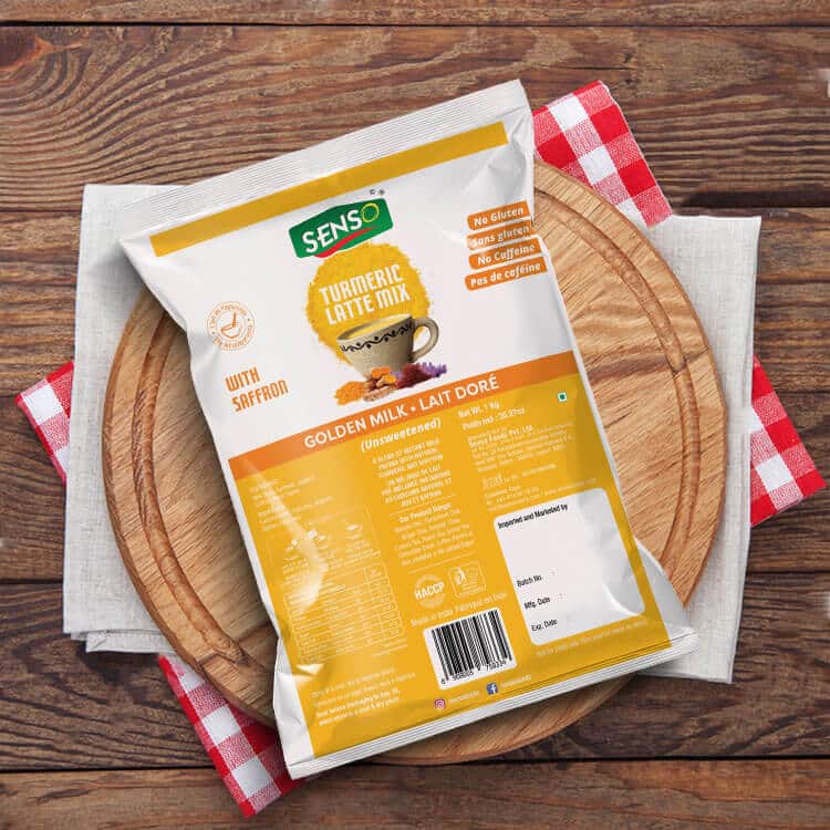 Turmeric Latte Mix with Saffron and Spices Unsweetened