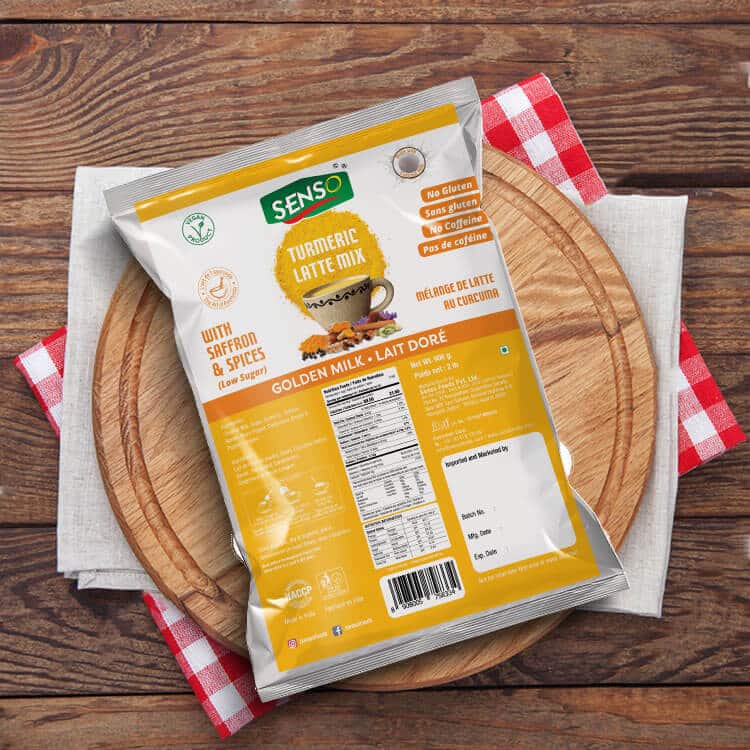 Vegan Turmeric Latte Mix With Saffron