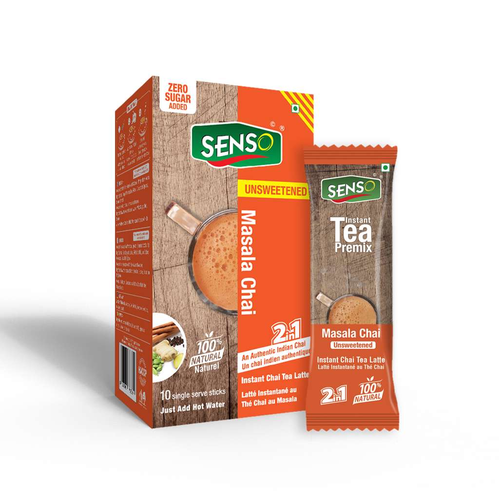 Senso Masala Tea (Unsweetened Sachets) (10 sachets of 8 Grams)